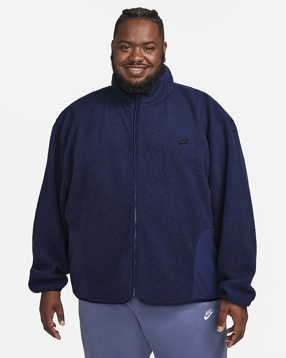 New men's Nike fleece jacket orders